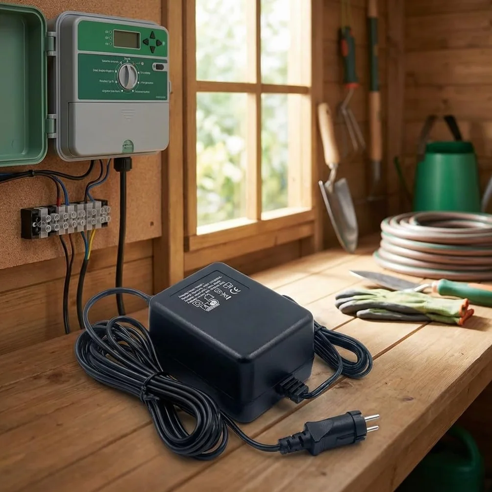 TRANSFORMADOR 220V 24VAC HUNTER. Reemplaza cualquier transformador de riego Hunter.
