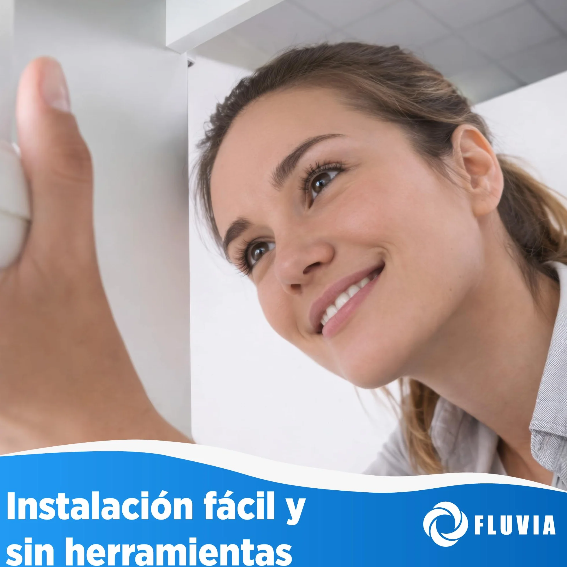 Sifon Curvo Extensible para Fregadero 20 mm con Racor 1 1/2 Salida 40 mm Reduccion 32 mm Ajustable 27 5-33 cm Antiolor Antifugas Polipropileno FLUVIA