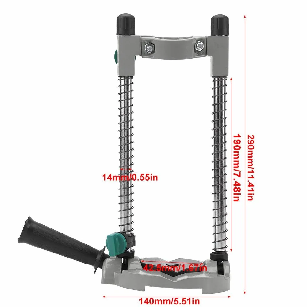 Ángulo Ajustable Soporte de Perforadora y Guía de Posicionamiento para Taladro Eléctrico