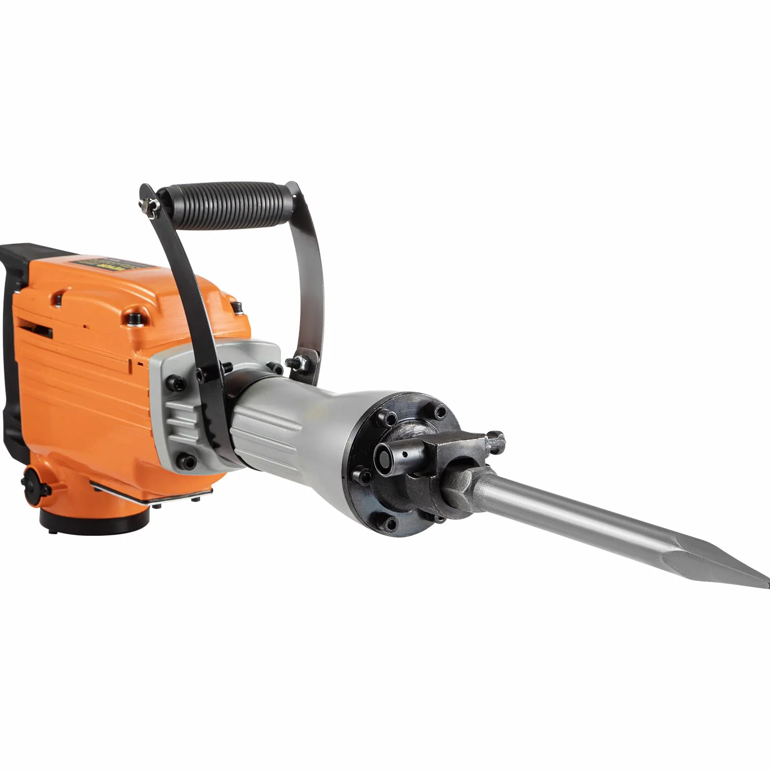 VEVOR Martillo demoledor eléctrico 1500 W 65 A Martillo demoledor con mango ergonómico giratorio a 360° para hormigón, ladrillos, estucos de azulejos, eliminación de cimientos de viviendas
