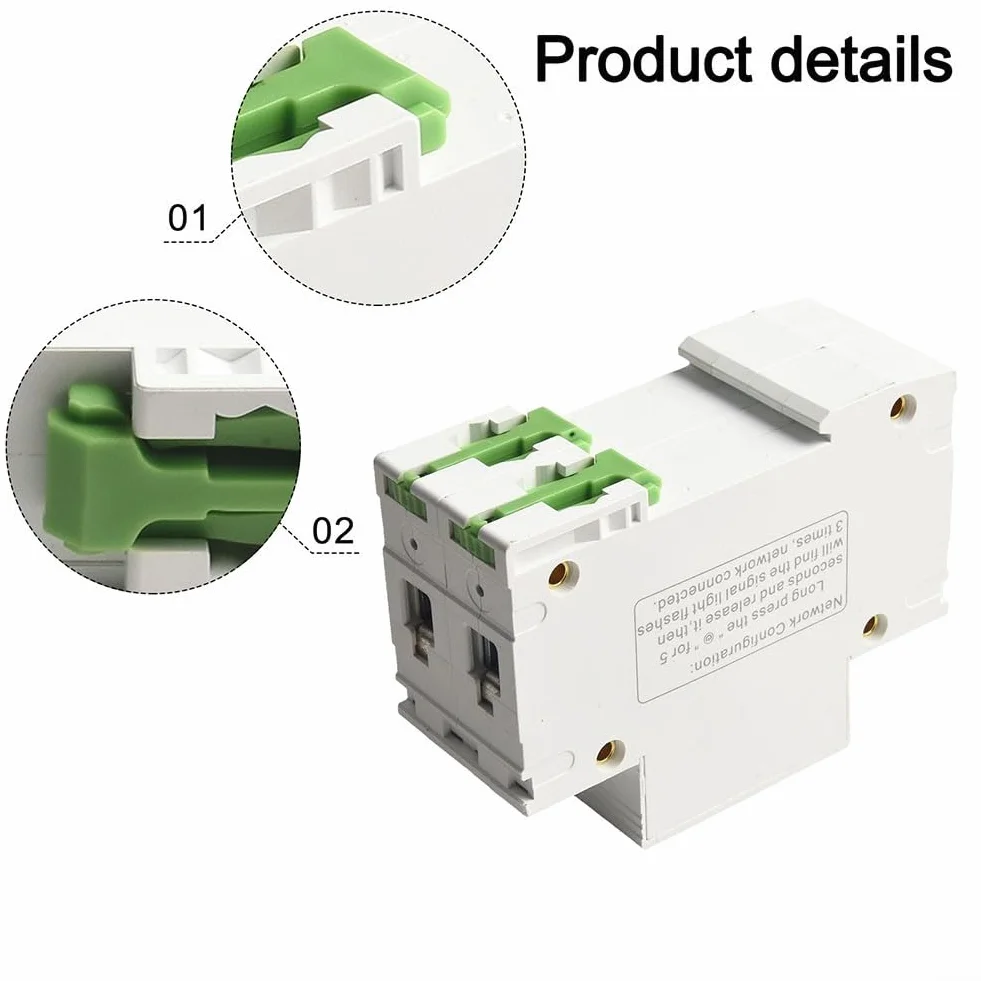 Para Ewelink APP Smart Circuit Breaker 2P 63A DIN Rail Smart Switch Remote