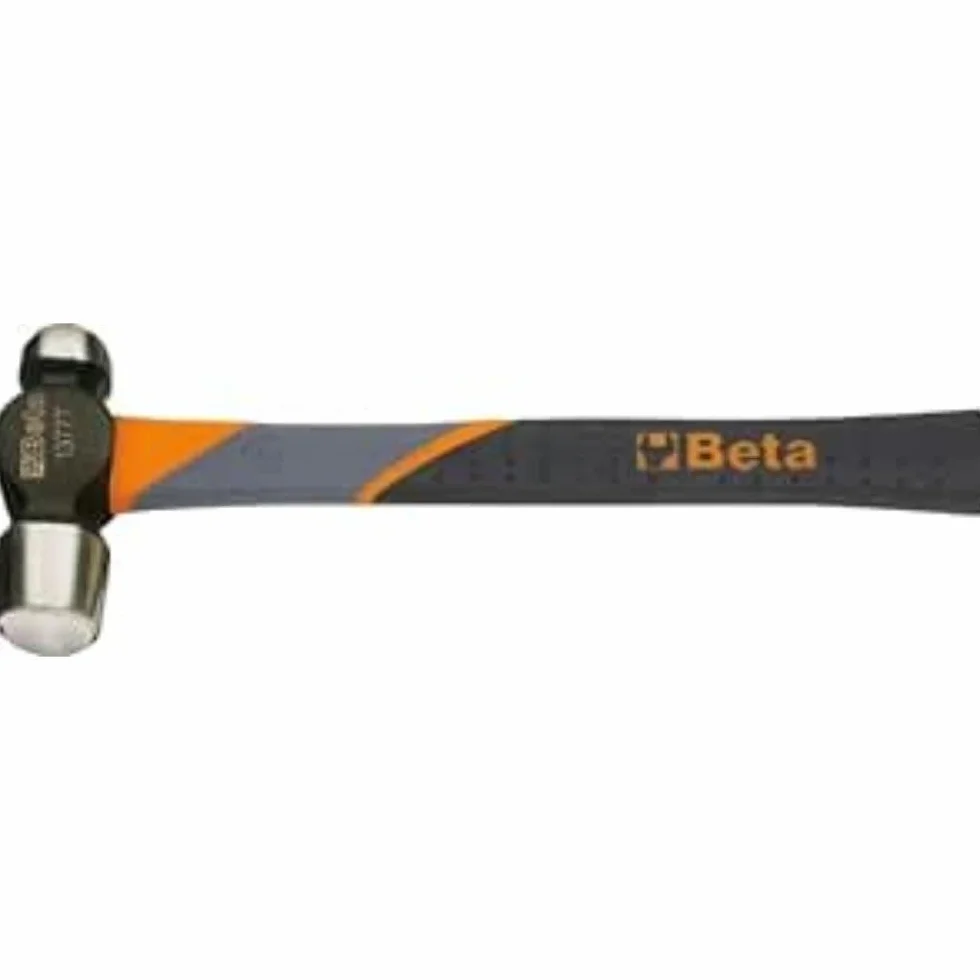 Beta Beta 1377T 570 Martillo de Cabeza Redonda y Boca Esférica para Caldereros y Hojalateros Mango en Fibra 570 Gramos