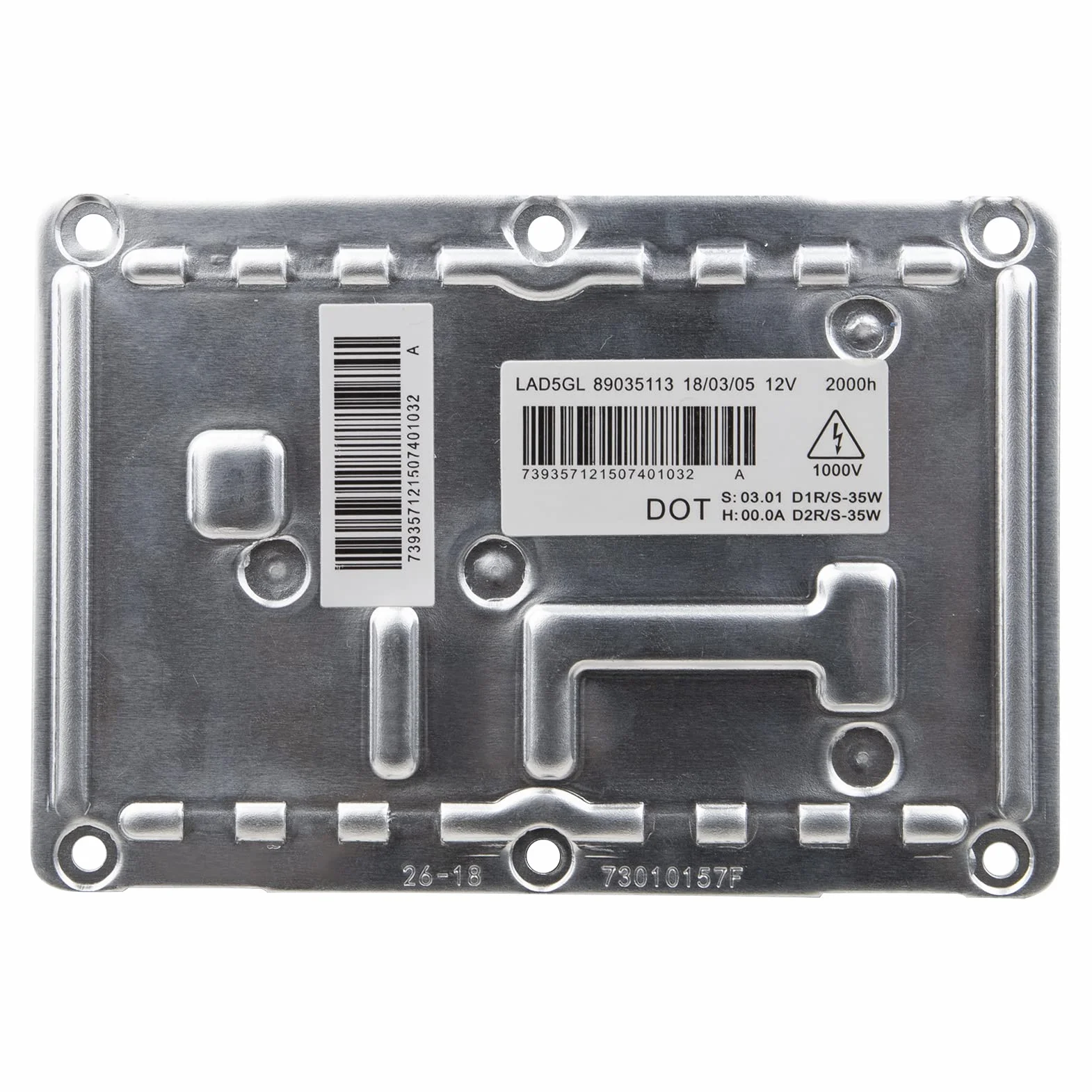 KASturbo D1R D2R Balasto de xenón HID de 4 Pines para Unidad de Control de Faros Compatible con A4, E81, E87, C4, Seat, Opel, Volvo, P-assat B6 3D0907391B 8E0907391A LAD5GL