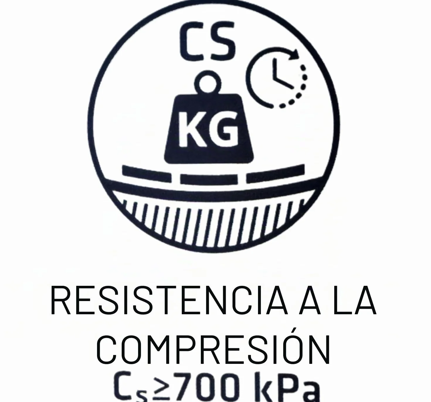 Aislamiento térmico, placas aislantes de vinilo, 6 mm, 700 kPa