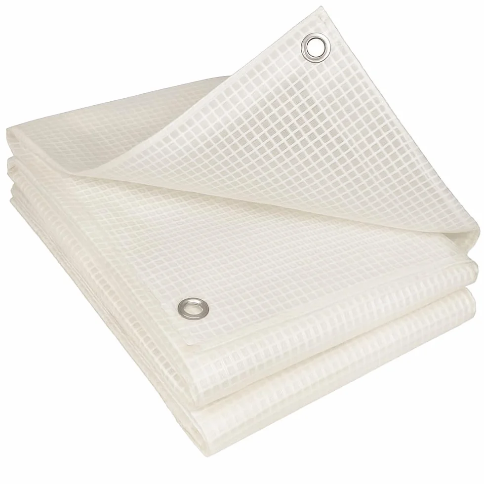 TERRE JARDIN Lona de Protección, Exterior Polietileno 160g/m² - Lona Armada Impermeable, Ultra Resistente Recortable, Anti UV - Ojales de Aluminio - Mobiliario Invernadero Jardín