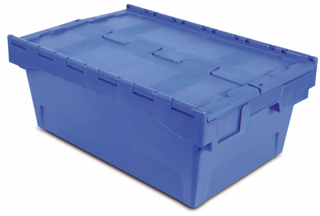 Tayg 6434-T Euro-caja con tapa almacén transporte 600x400x340 mm
