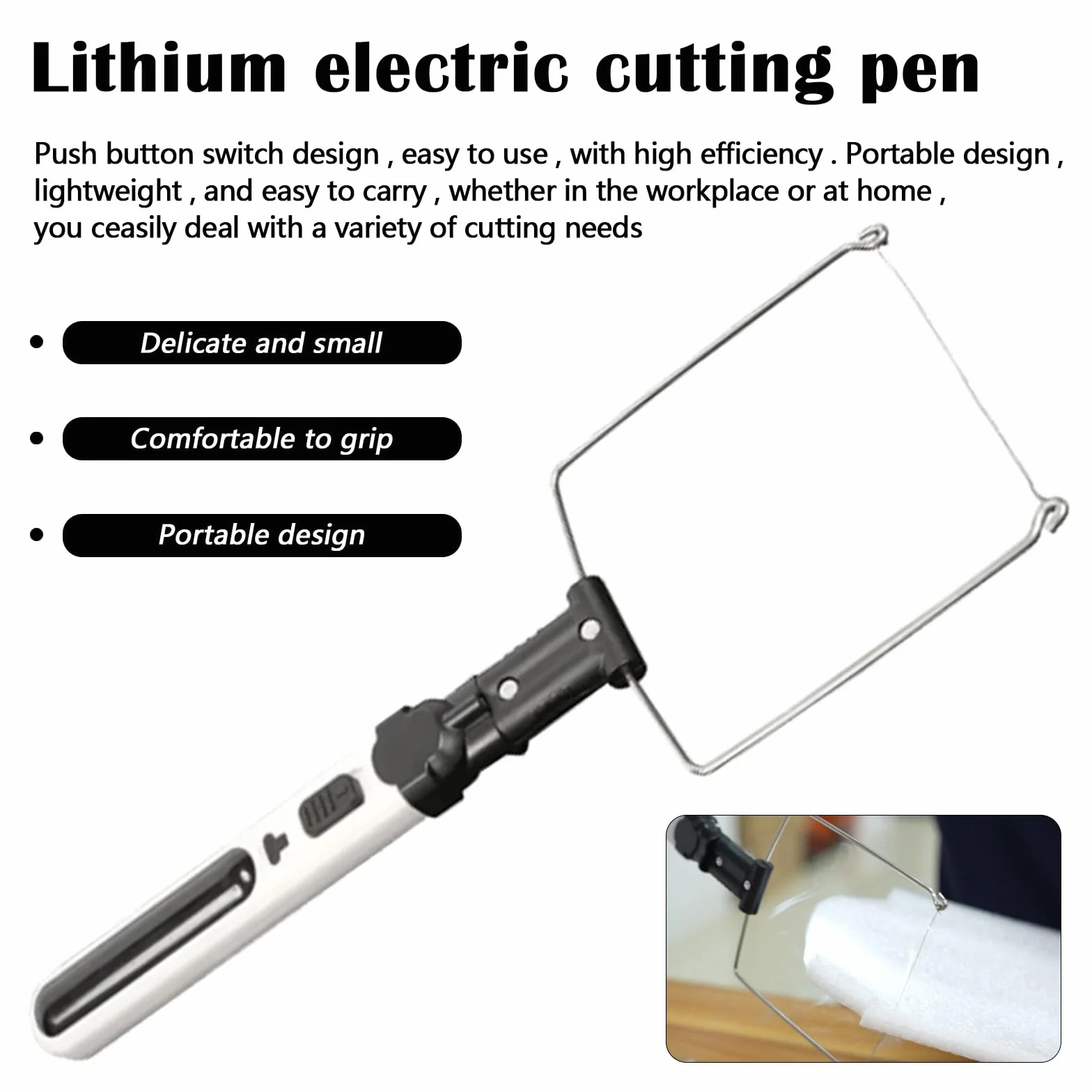 Cortador de Poliestireno, Máquina de Corte de Pluma de Espuma Eléctrica Kit de Herramientas Accesorios De Corte De Espuma para Espum