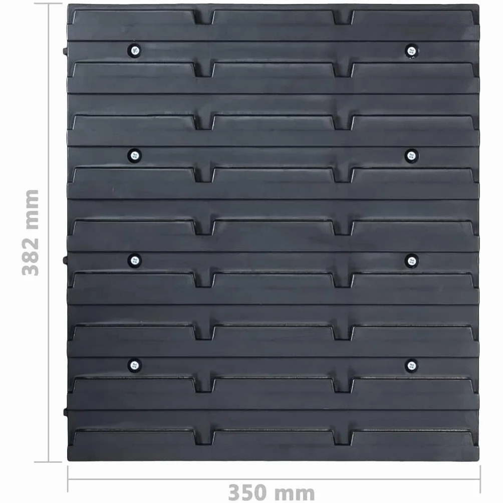 Genérico Kit de Cajas de almacenaje 96 Piezas con Paneles de Pared Azul,Bricolaje,Accesorios de Bricolaje,Organización y Almacenamiento de Herramientas,Armarios para herramientas-146282
