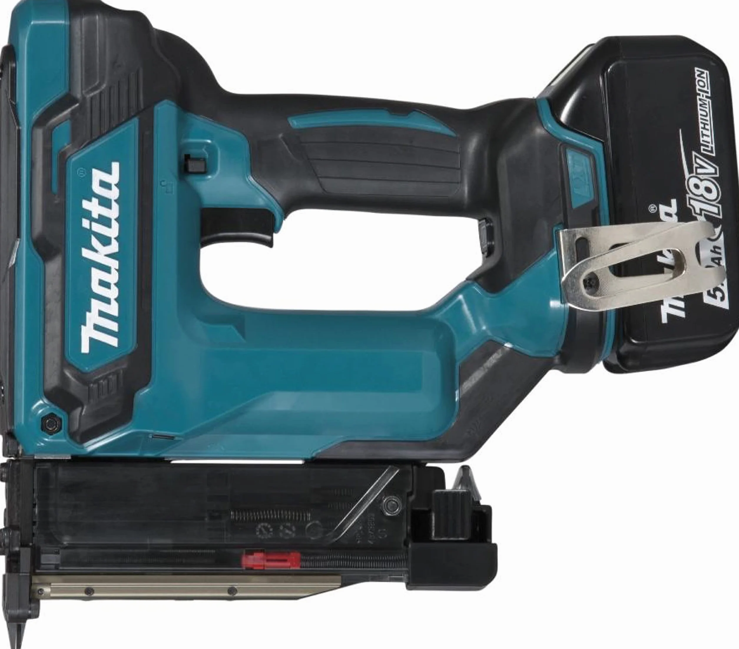 Makita DPT353RTJ - Juego de clavadoras de pines LXT de 18 V, 18 V, azul, juego de 4 unidades