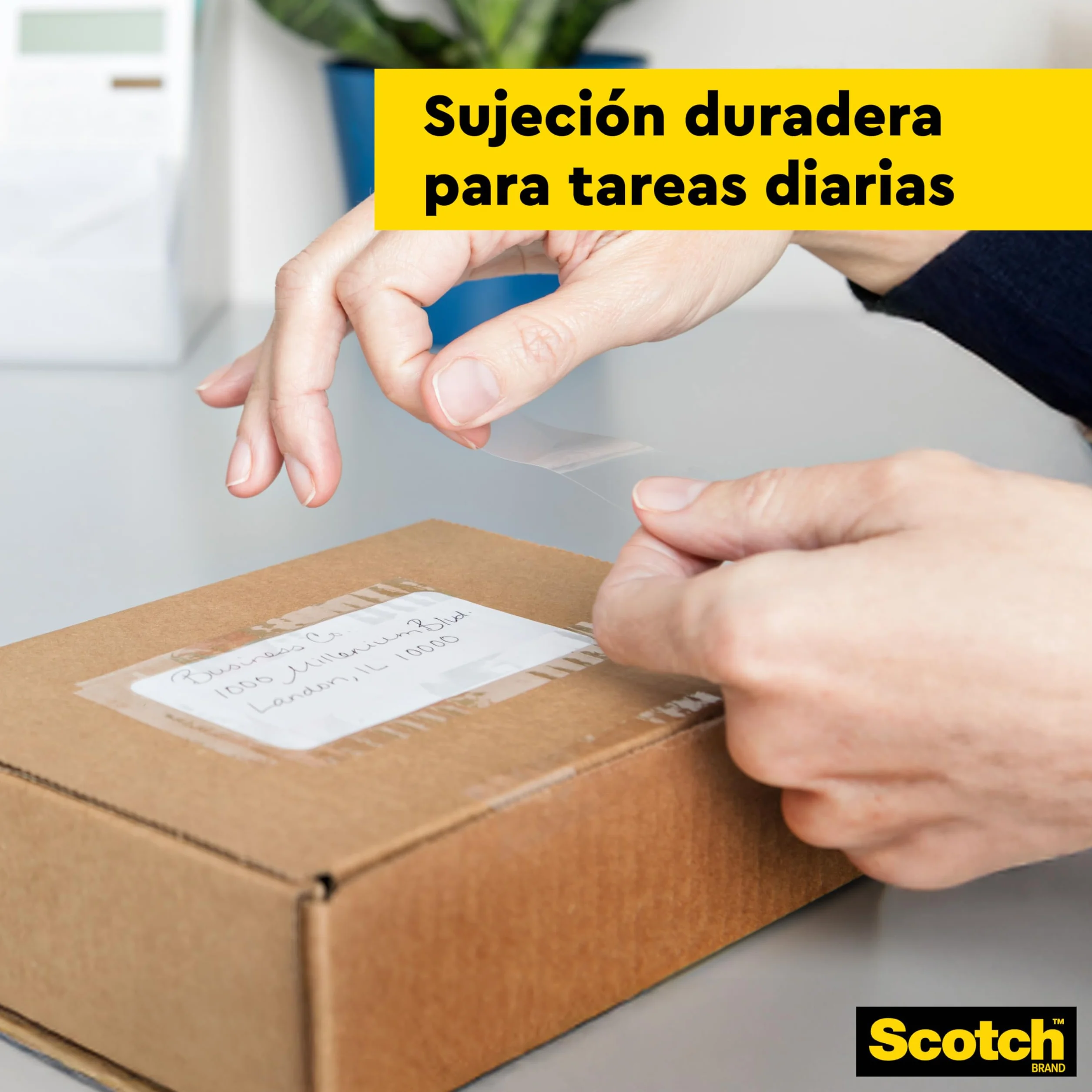 Scotch Cinta Adhesiva Transparente 19mm x 33m 8 Rollos