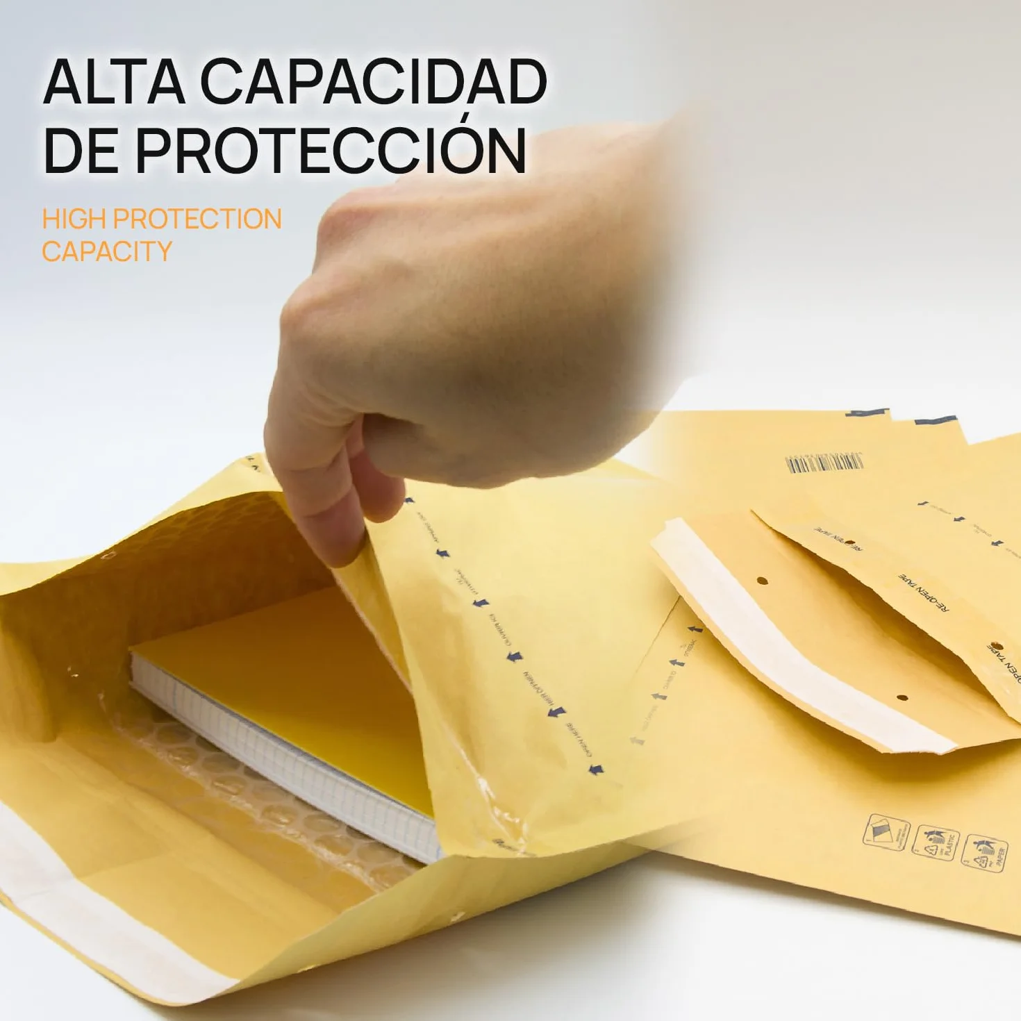 SIDI Acolchado de Burbujas Kraft Cierre Autoadhesivo 230x340mm 10 uds