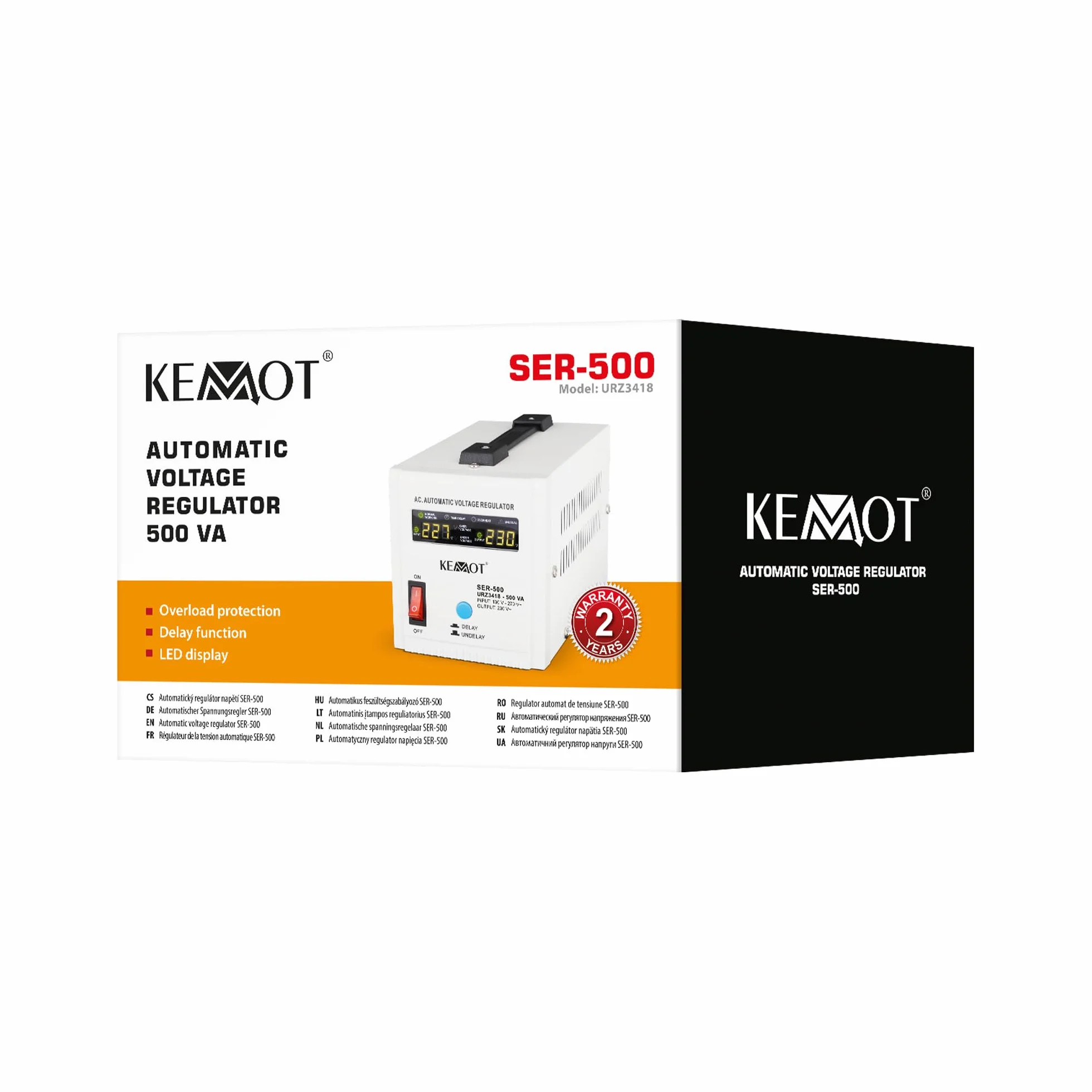Regulador de Voltaje automático Kemot SER-500