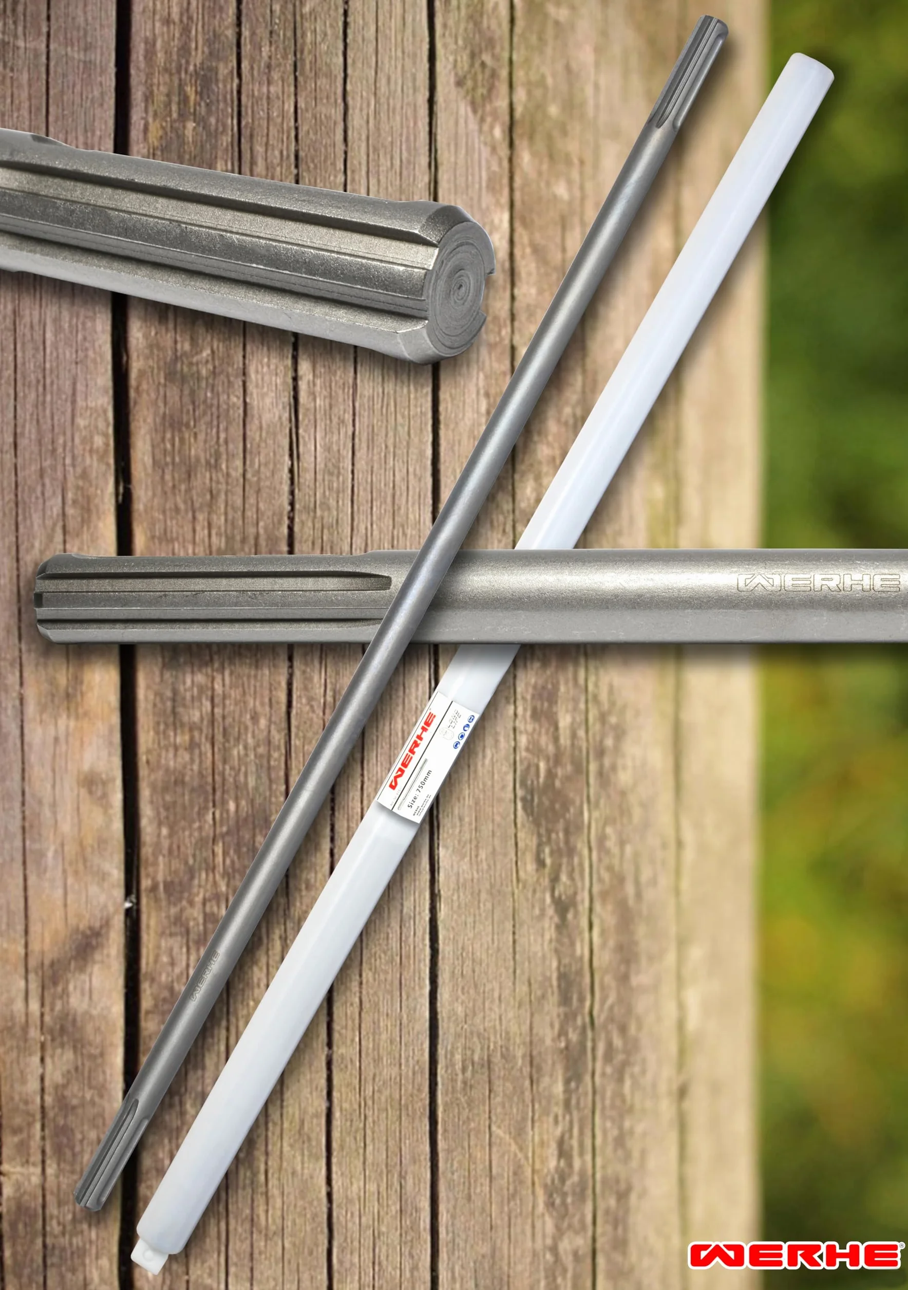 WERHE Extensión de perforación 750 mm – Adaptador SDS Max para perforaciones profundas – Robusta y compatible