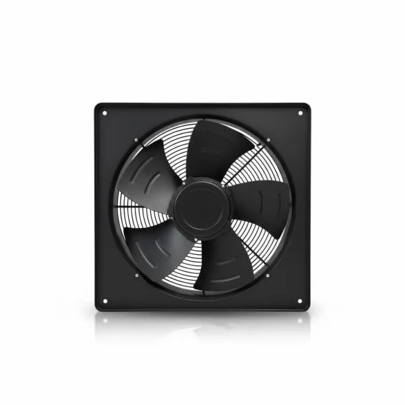 Bilake Extractor Helicoidal Empotrable Ø400 mm | 3980 m³/h - 180W | Ventilador Industrial de Pared en Acero IPX4