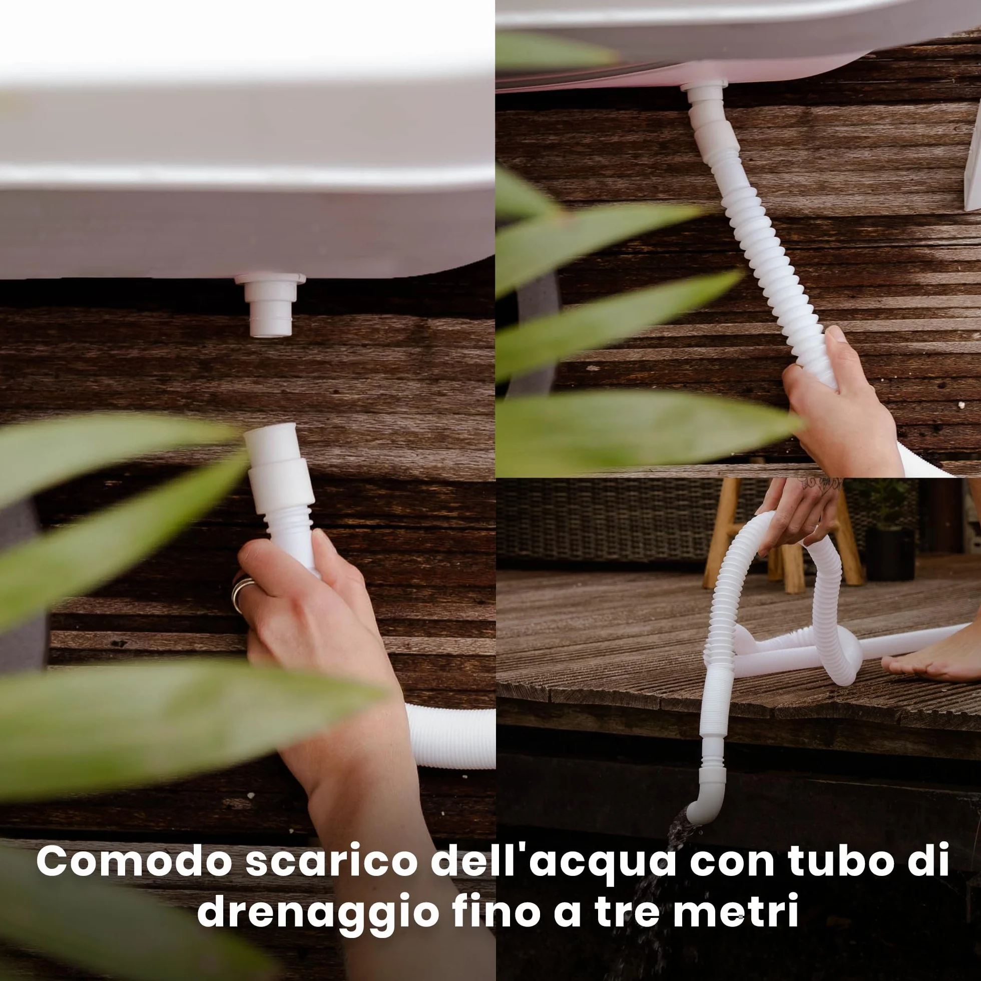 HelloBath® Bañera Plegable XXL 157x60x48 cm para Adultos | Bañera Portátil con Cojín de Baño, Bolsa de Almacenamiento, Luz LED & Rodillos de Masaje | Móvil para Ducha & Exterior | Arena