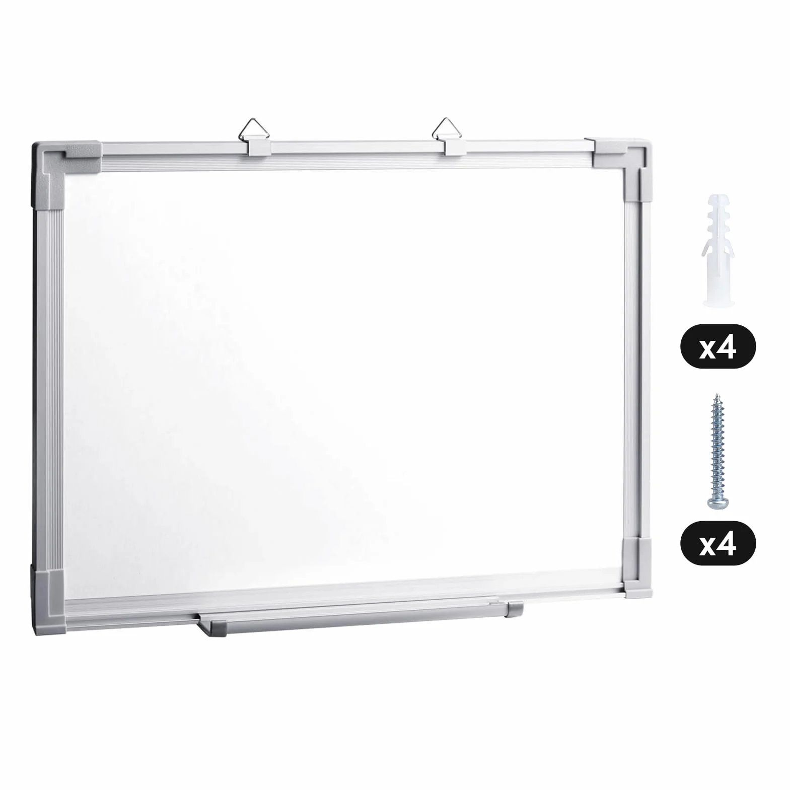 Pizarra Magnética Doble Cara 40 x 30cm A3 Colgante para Hogar Escuela Oficina