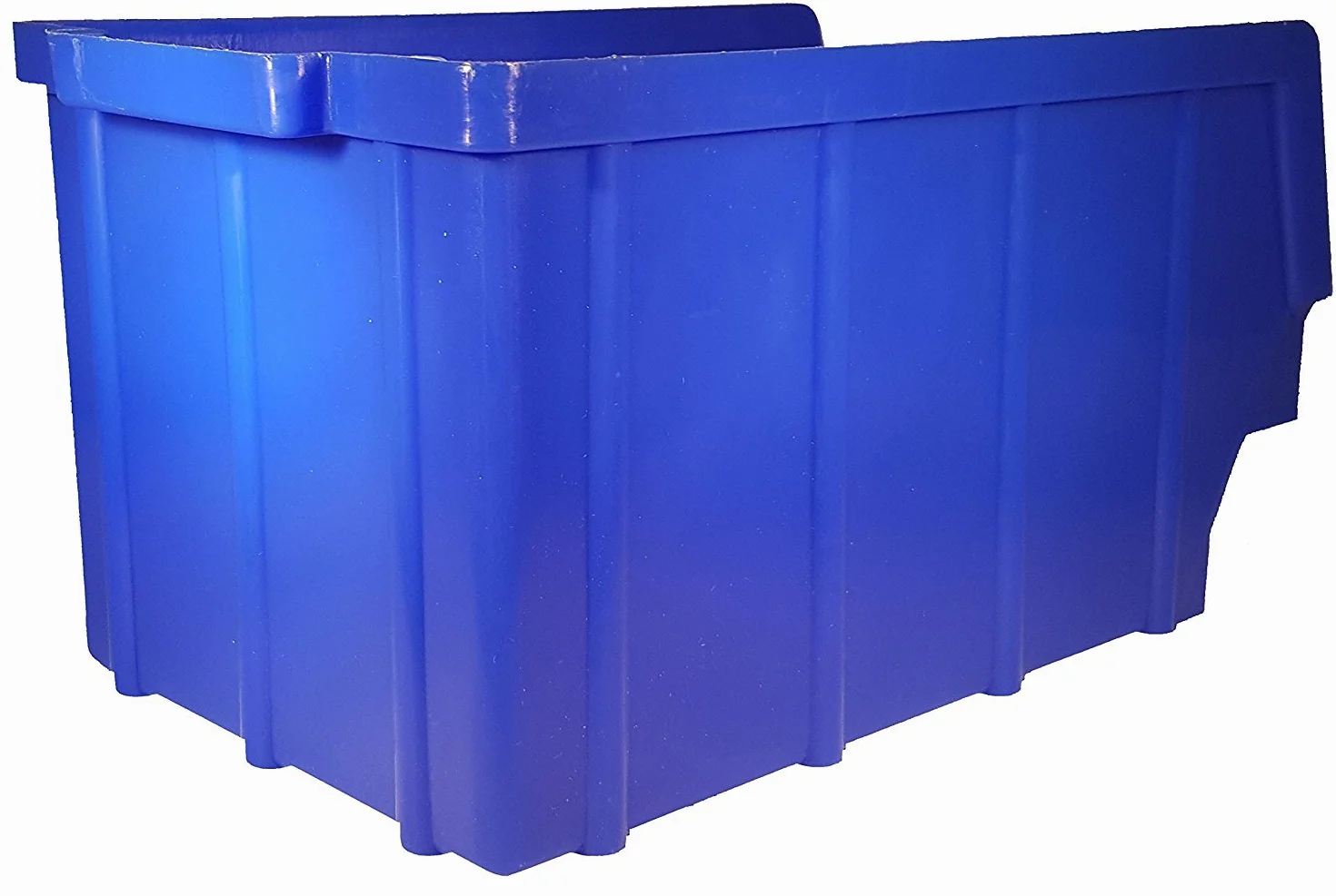 25 unidades Cajas – Color Azul – Tamaño 3 (145 x 248 x 127 mm) – Apilable/Visión estante de caja/caja/caja de almacenamiento