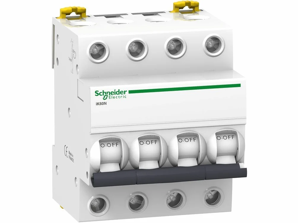 Schneider Electric A9K17425 Interruptor Automático Magneto Térmico, Ik60N, 4P, 25 A, Curva C