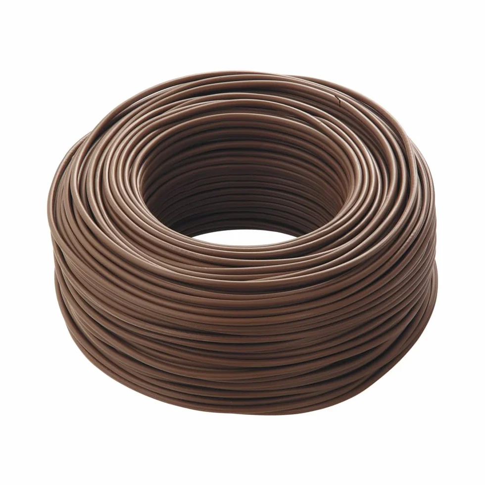 Cable ICEL Eléctrico Unipolar Aislante FS17 Madeja para Instalaciones Casa Comerciales Construcción 4 Madejas Da 100M 400M Total Color Blu-Nero-Marrone-Giallo/Verde - 1,5 MM