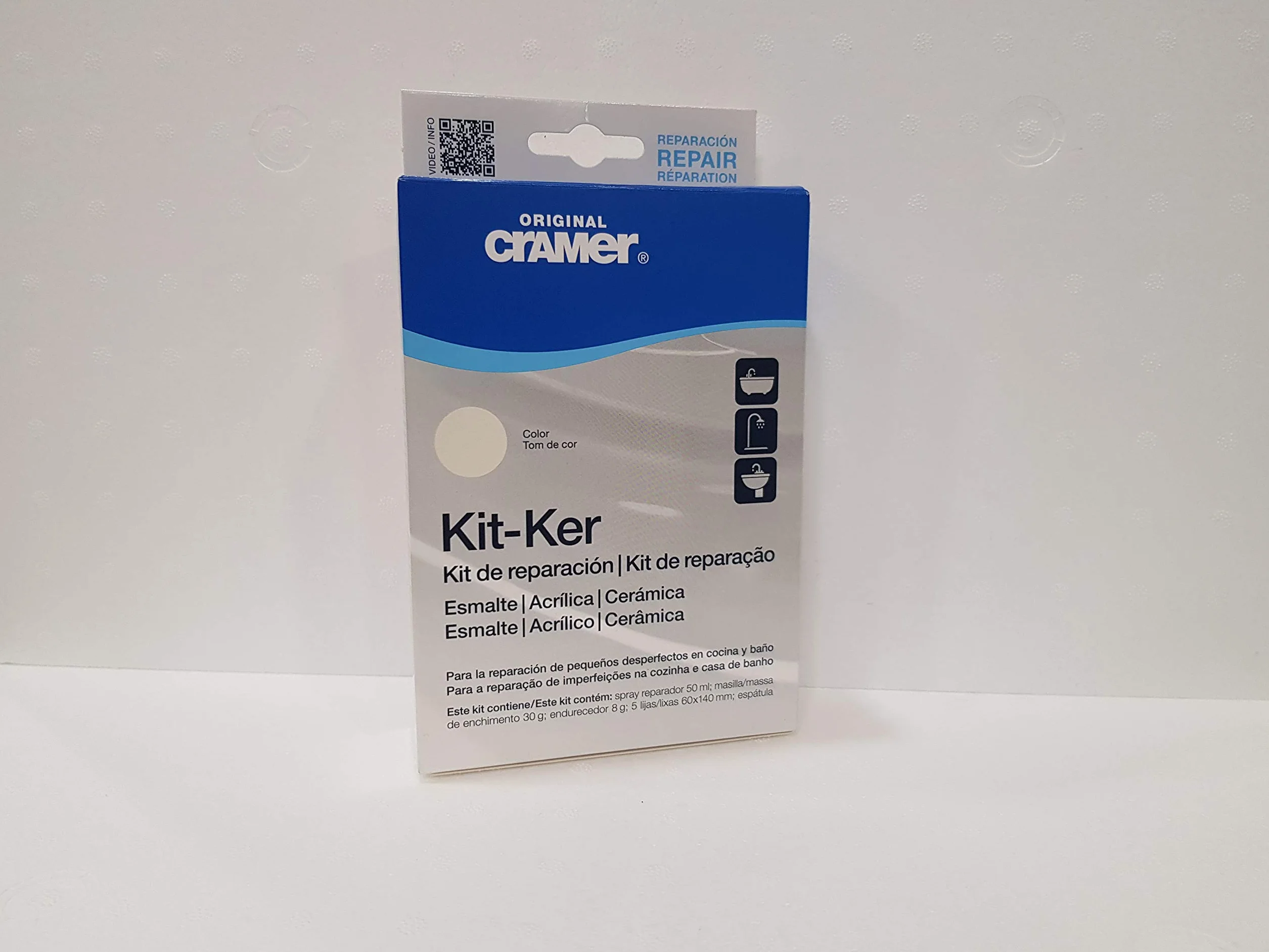 kit reparacion bañera y sanitario CRAMER KIT-KER BLANCO 080