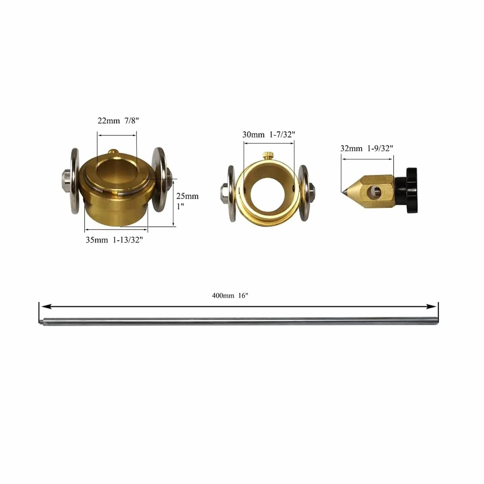 RIVERWELD SG-55 AG-60 Plasma Cutter guía de corte de la antorcha Circinus rodillo de la rueda Compás
