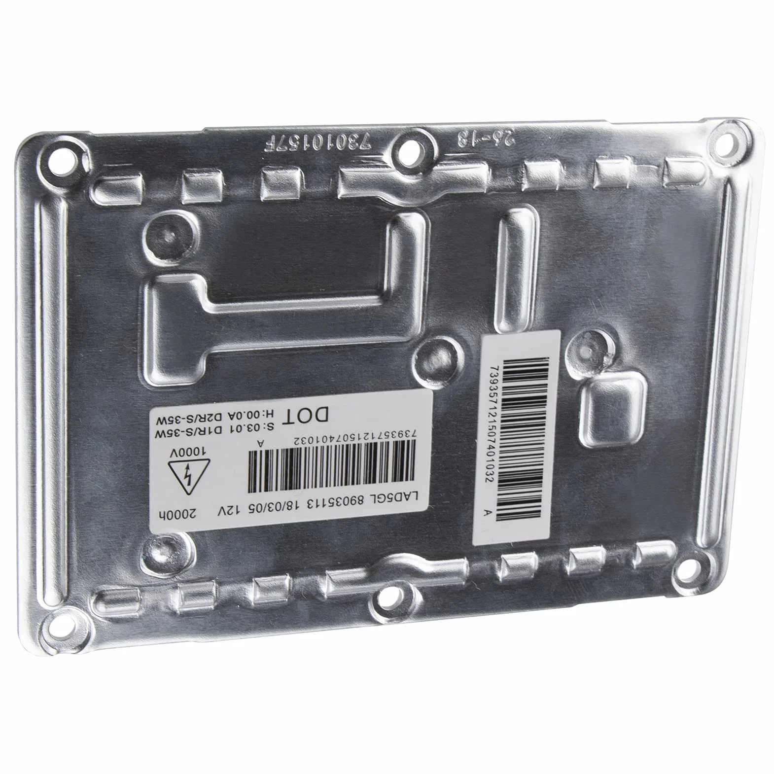 KASturbo D1R D2R Balasto de xenón HID de 4 Pines para Unidad de Control de Faros Compatible con A4, E81, E87, C4, Seat, Opel, Volvo, P-assat B6 3D0907391B 8E0907391A LAD5GL