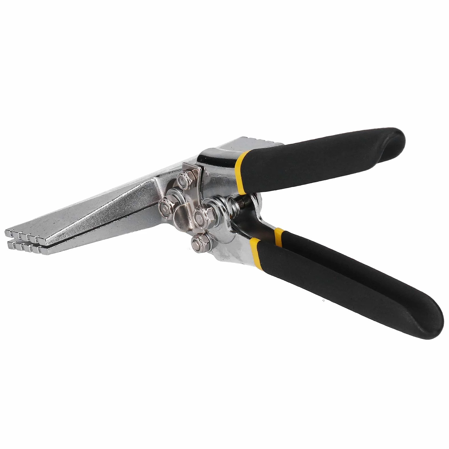 Ausla Alicates para Doblar Chapas Metálicas, 150 mm, Mango Antideslizante, Cerradora de Chapas Rectas