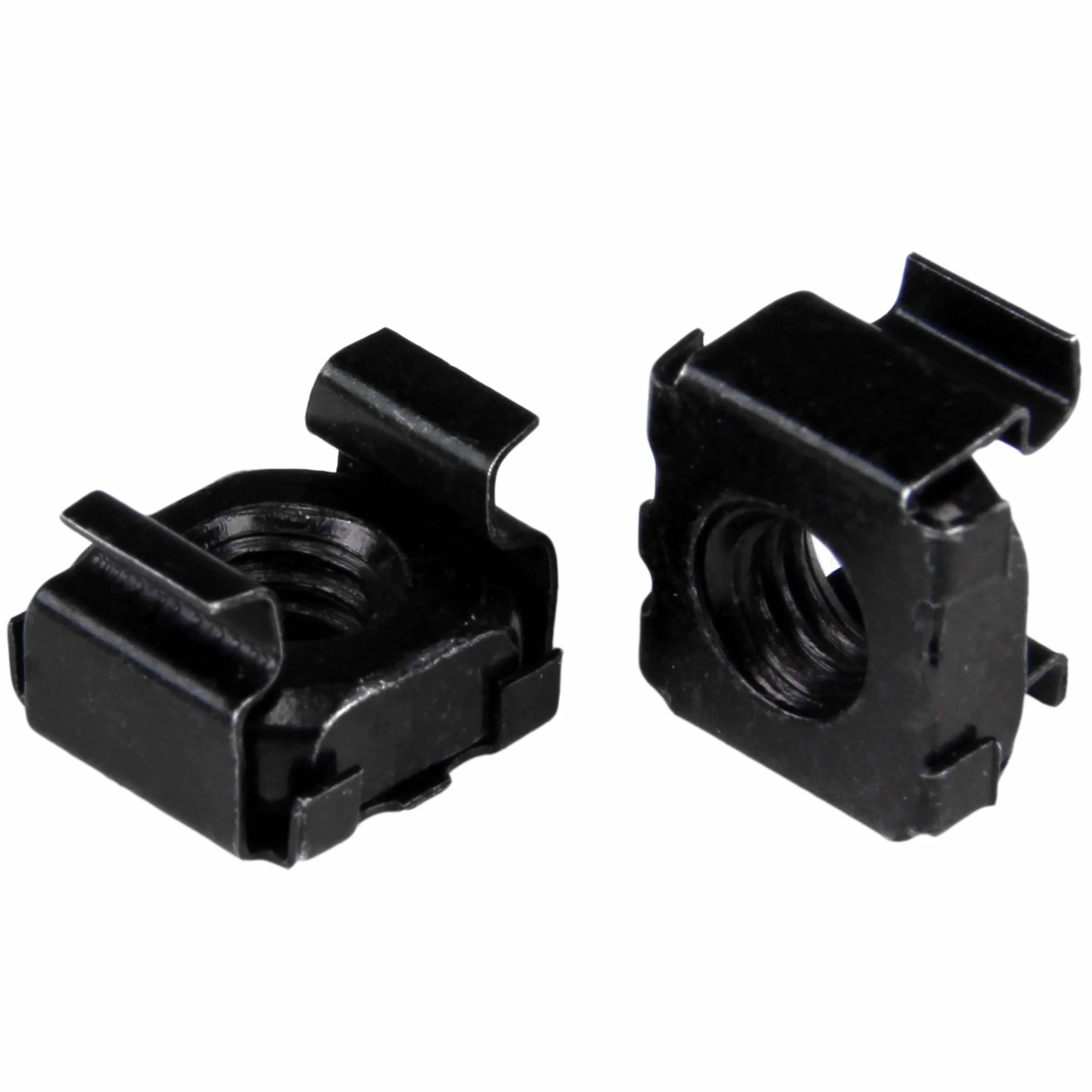 StarTech Paquete De 100 Tuercas Enjauladas M6 para Orificio Cuadrado Y Herramienta De Instalación para Racks De Servidor De 19" o 10", Armarios Y Racks - Negro - TAA