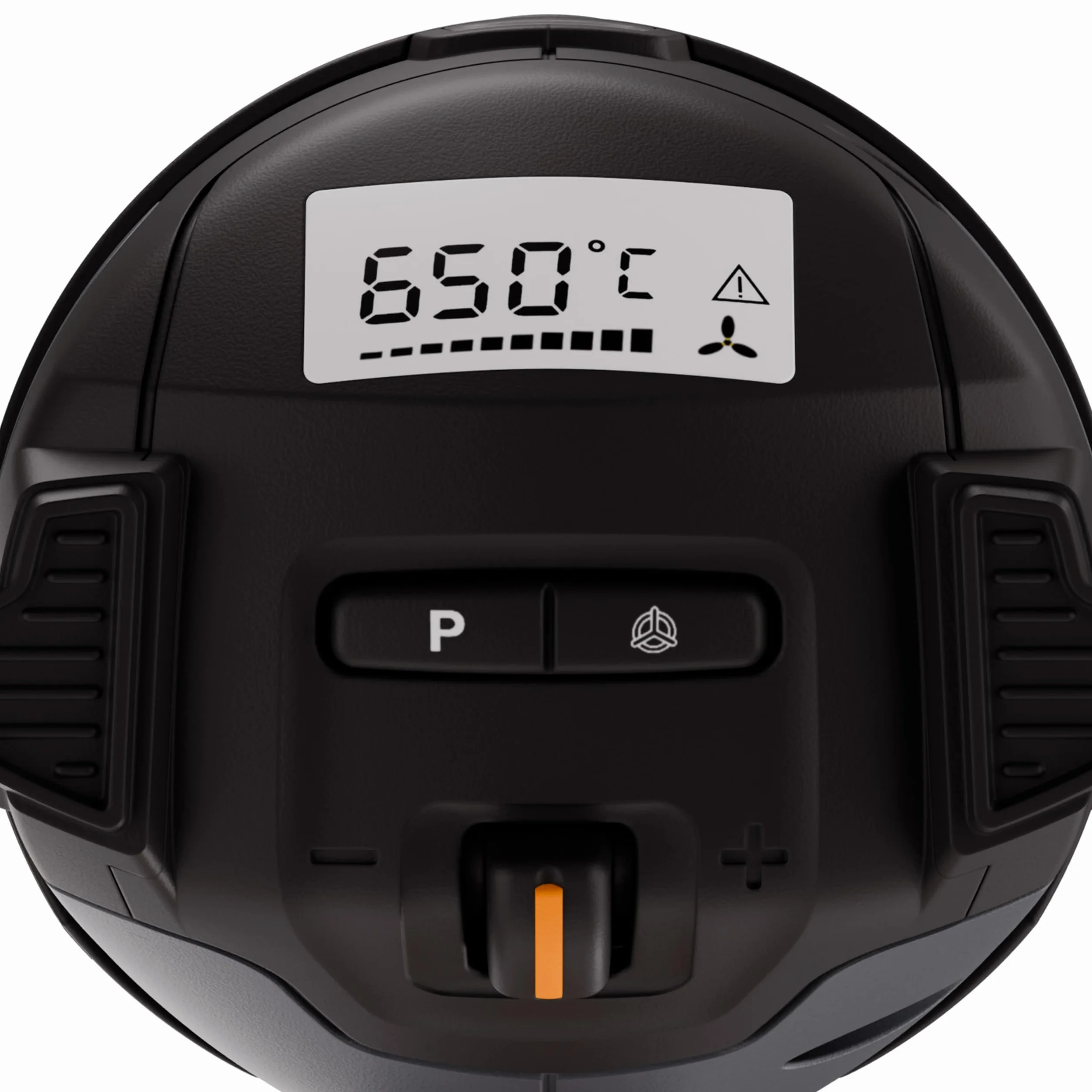 Steinel Pistola de aire caliente HM 2320 E Set, incl. boquillas y tubo termorretráctil, pistola de aire caliente profesional 2300 W, 80°-650°C, pantalla LCD, calefacción cerámica