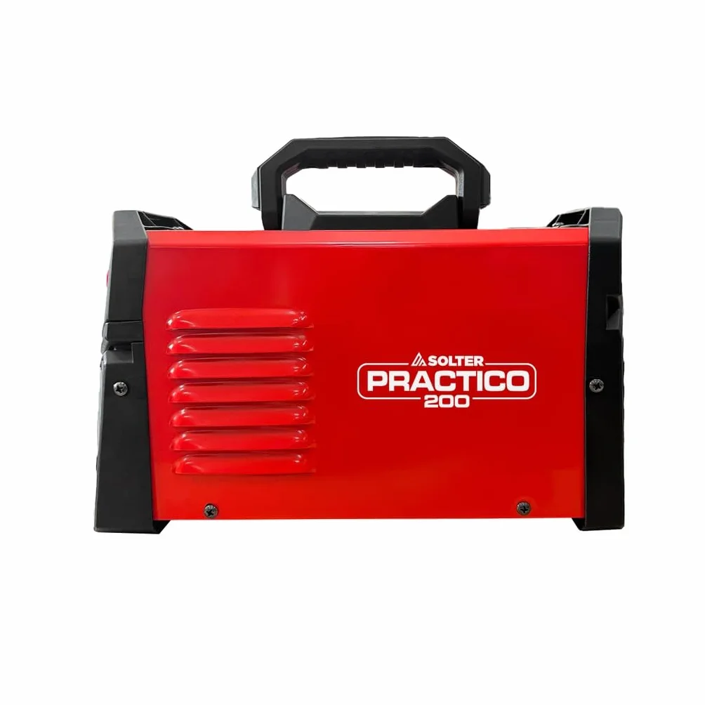 Solter PRACTICO 200 LD – Inverter de Soldadura Profesional MMA/LIFT TIG 200A | Función Pulsada | 230V | Electrodos Ø2,5-4mm | Compacto, Seguro y Potente | Ciclo 30% a 200A