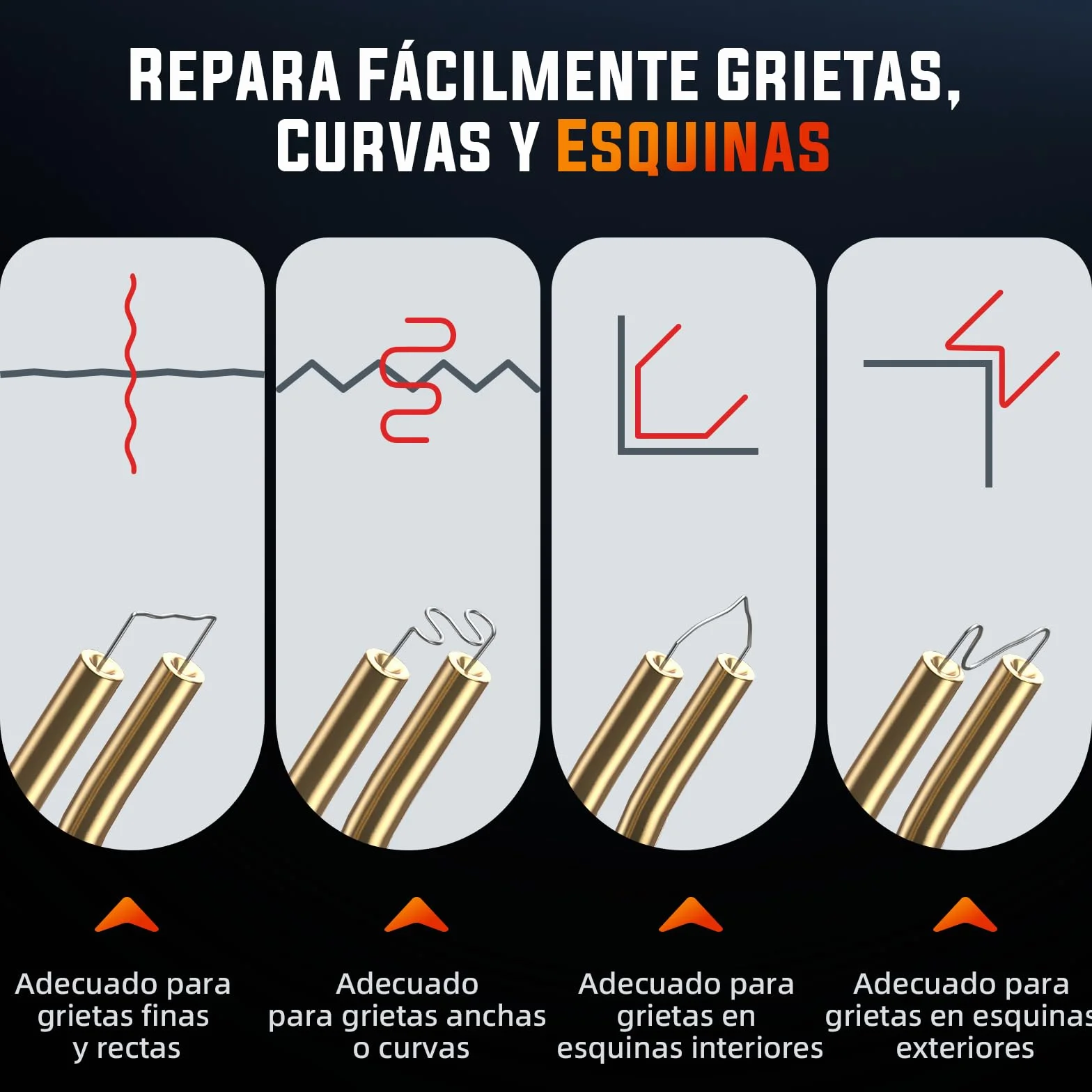 Katerk Soldador de Plástico 2 en 1 Kit,Soldador Laser Portatil con 400pcs Grapas,Varillas, Herramientas de Suavización,Pistola Soldar Plastico para Réparer les Pare-Chocs de Voiture et d'Autres Pièces