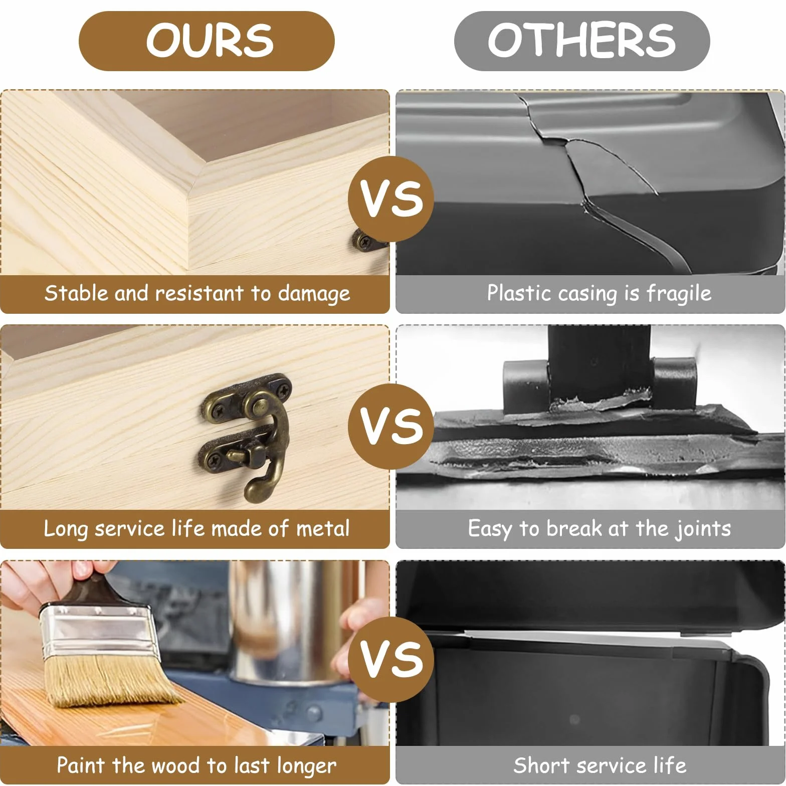 ALLOMN Caja de recetas de madera con 300 tarjetas 3x5 pulgadas, juego de organización de cocina