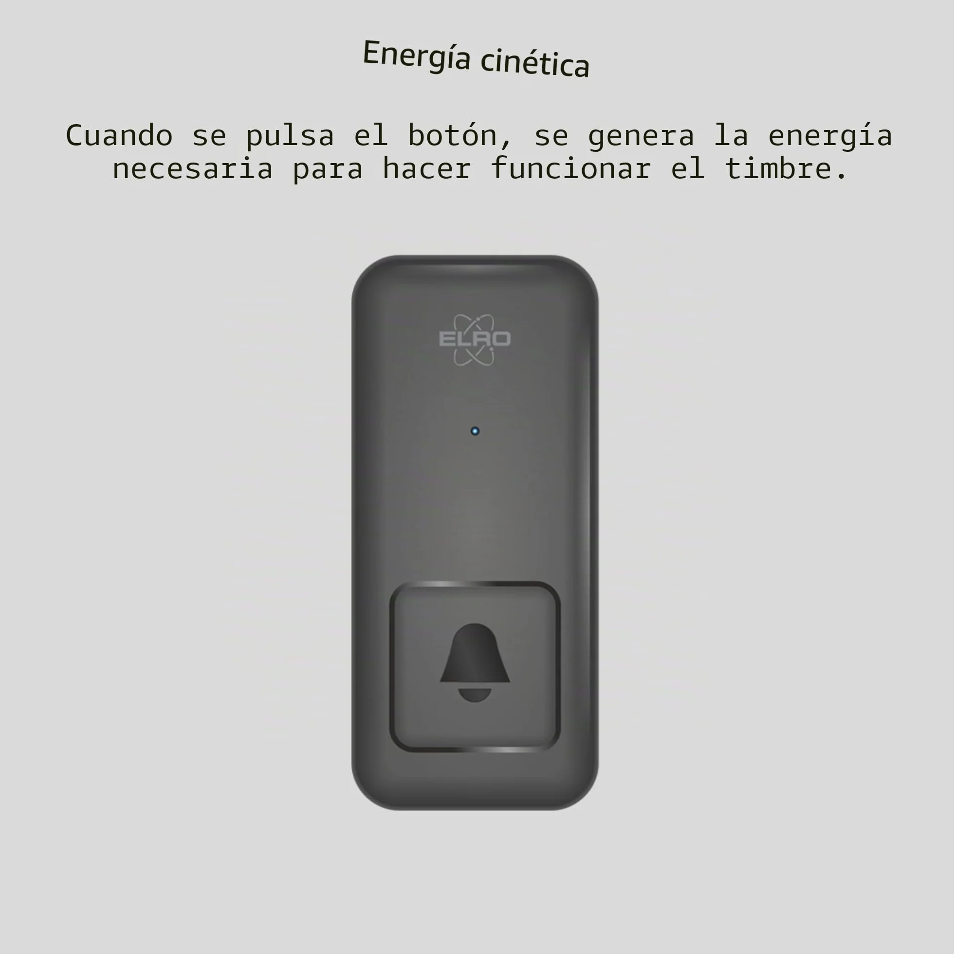 ELRO DB4000 Timbre cinético inalámbrico 2 receptores enchufables Países Bajos