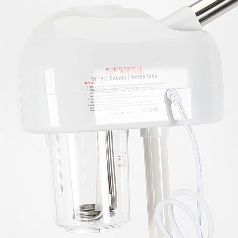 Vaporizador de ozono de 50 W, dispositivo de vapor, sauna facial, altura ajustable 112-132 cm, vaporizador de ozono