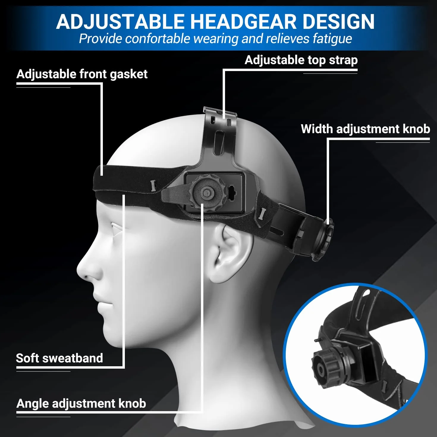 DEKOPRO Oscurecimiento automático Casco de soldadura solar ARC TIG MIG Soldadora soldadora Lente de pulido Nuevo diseño negro