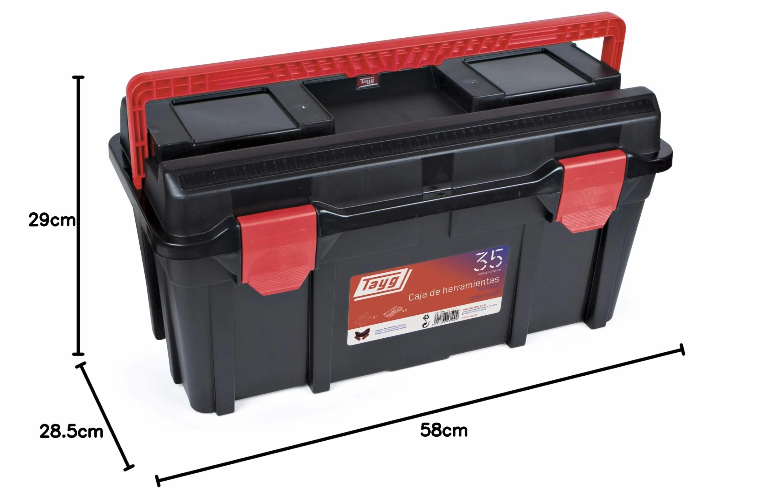 Tayg 35 Caja Herramientas, 580 X 285 X 290 Mm