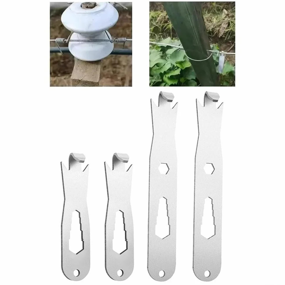 NexRen Herramienta de encuadernación de alambre para aplicaciones de torsión de columna de cemento y alambre en entornos agrícolas y de patio trasero (C)