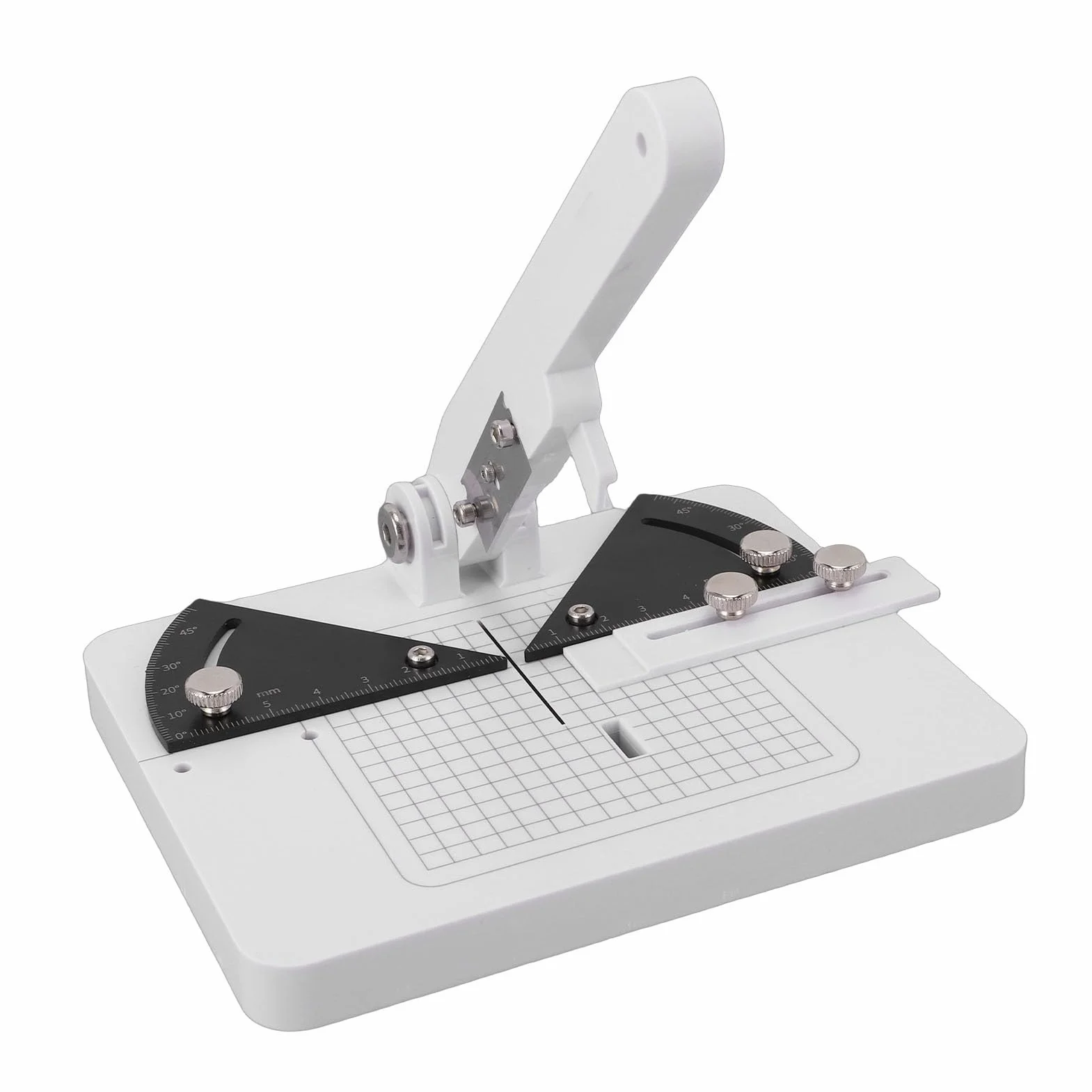 LICAEVEY Herramienta de Corte Profesional en ángulo de 45 Grados, Cortador de Inglete Manual Ajustable para Carpintería y Creaciones de Modelos