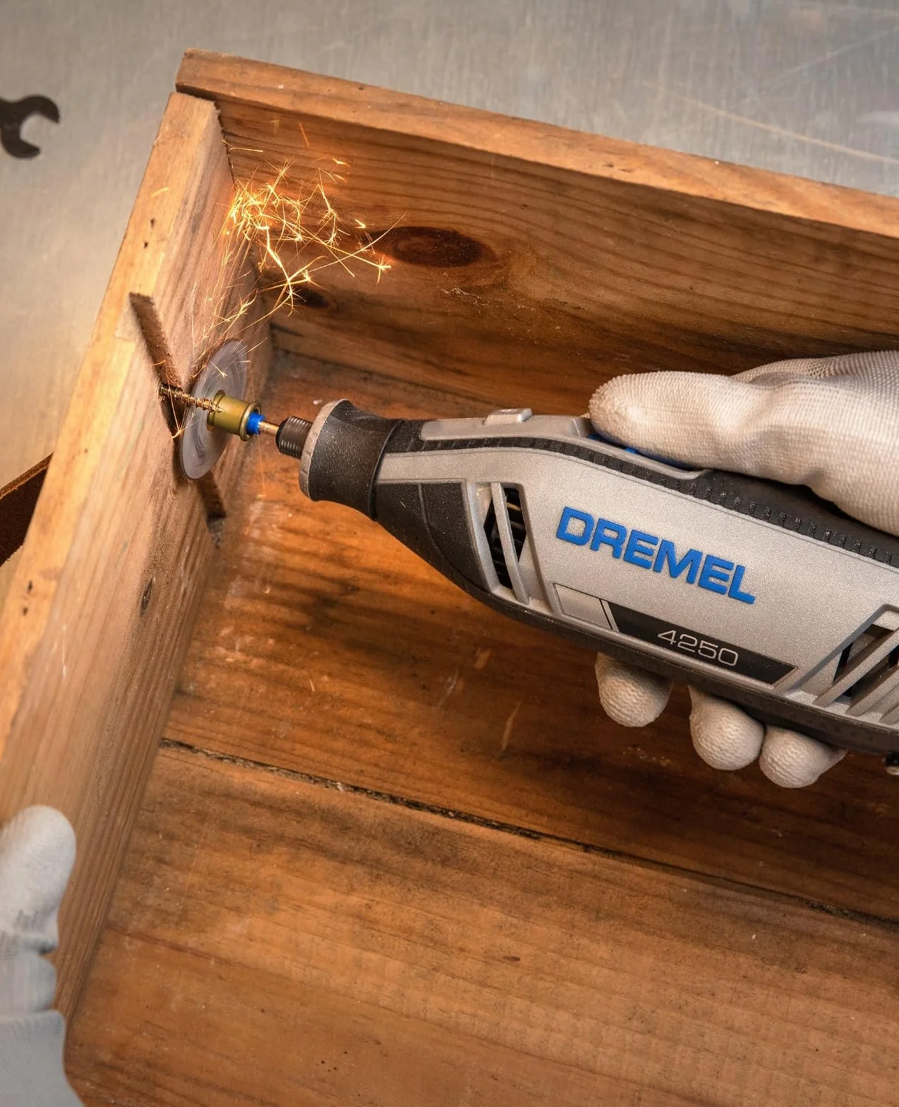 Dremel 4250 Herramienta rotativa 175 W kit con 35 accesorios velocidad variable 5000-35000 rpm