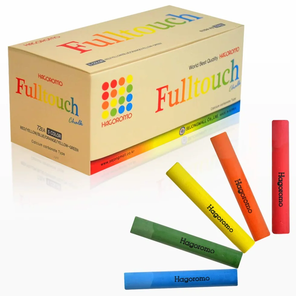 Hagoromo Fulltouch Mix 5-Color tiza 1 caja 72pcs multicolor
