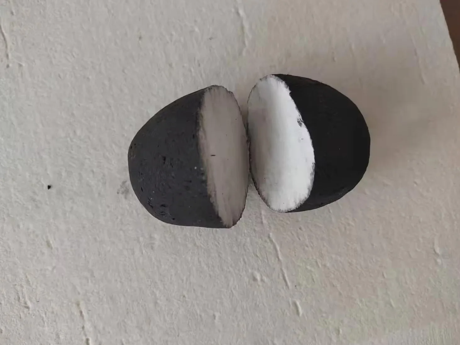 Piedras Decorativas de Fibra cerámica para Chimenea de etanol, 24 Unidades (Negro)