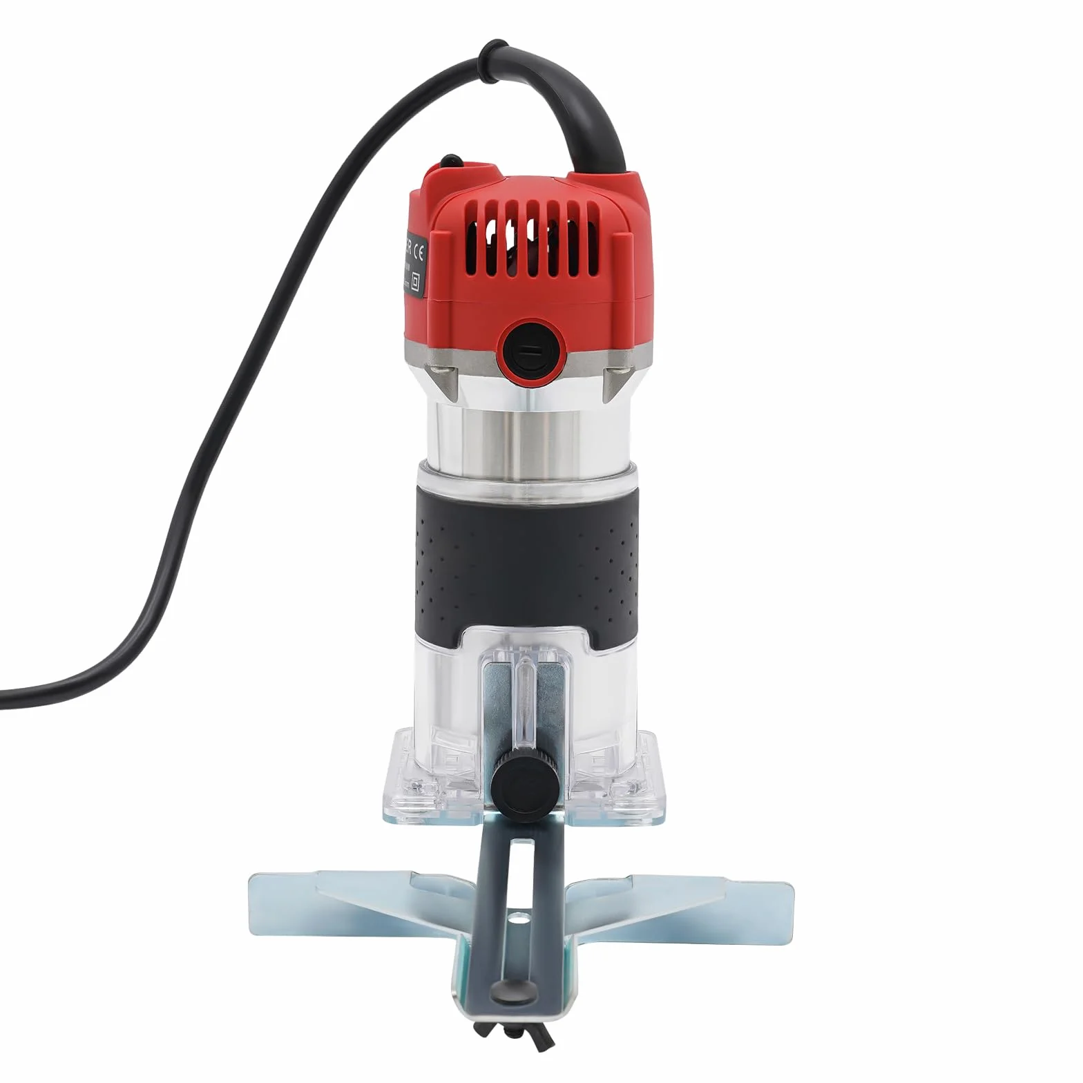 Fresadora de Madera Compacta 800W 30000r/min, Fresadora de Mano Portátil Para, Trabajar la Madera Eléctrica, Diámetro de corte 6,35 mm