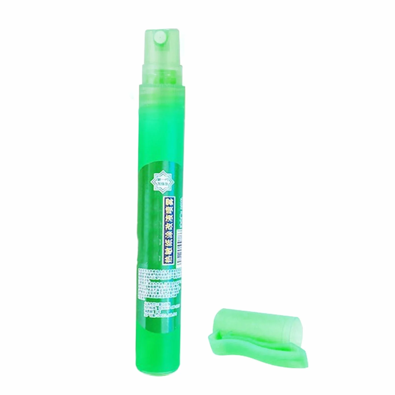 Genérico Thermal Correction Fluid 10ml Privacy Coverage Spray Pen Green PC Case for Shipping Address Bills Labels