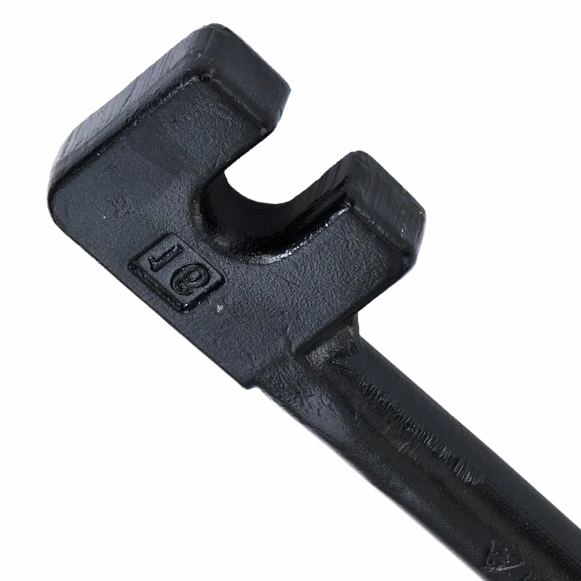 Bricoloco LLave grifa profesional para trabajos de doblar hierro y ferralla, en encofrados. Doble tratamiento térmico, anticorrosión (1, M16 (650 mm))