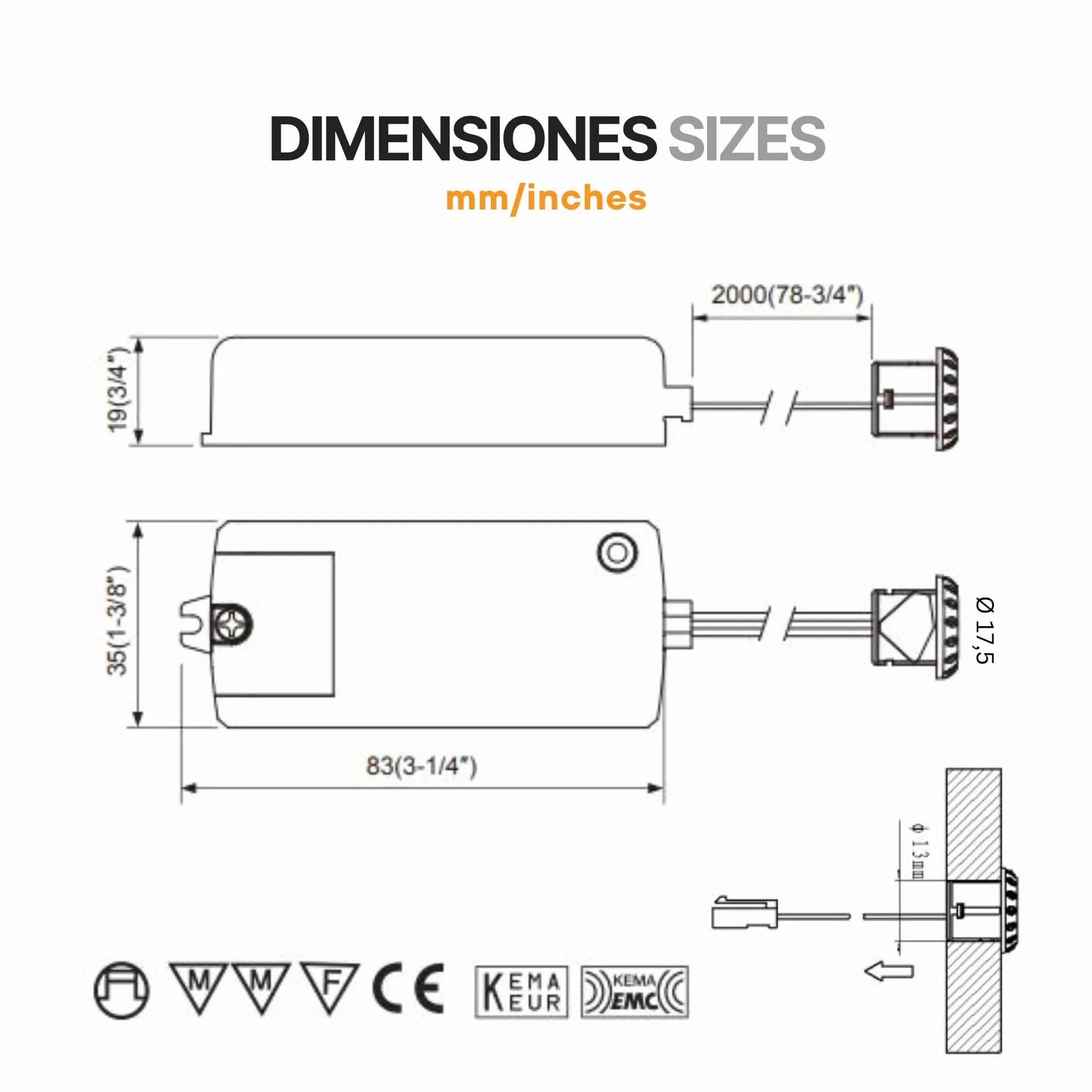 GBBC Relé electrónico sensorial HZK218C, Activación por movimiento de mano a 10 cm, Sensor de movimiento