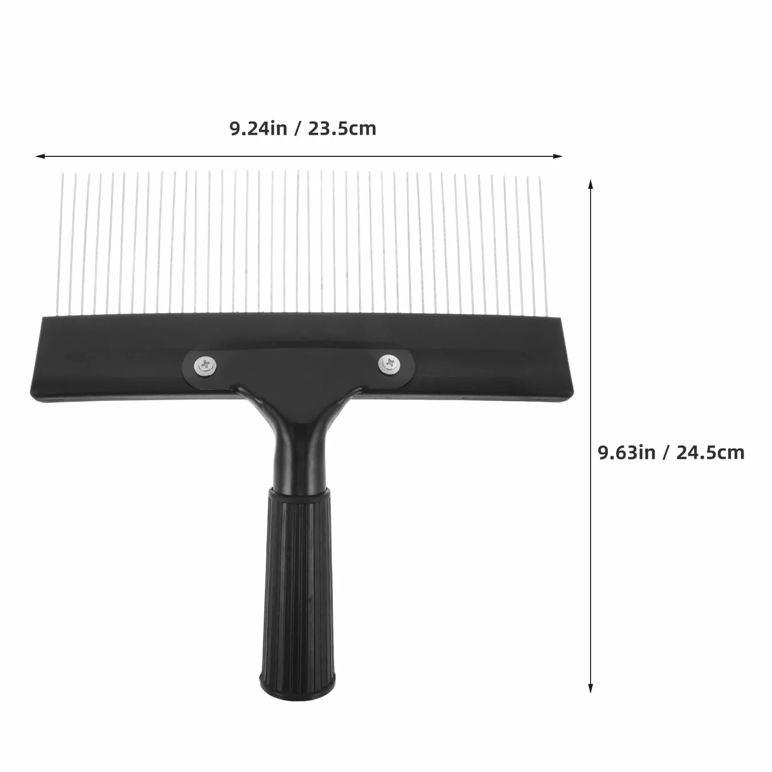Raspador de Pintura de Acero Inoxidable Mango Ergonómico para Texturizar Paredes Herramienta para Acabados Falsos y Patrones Artísticos Peine para Yeso Decorativo 1 Pieza