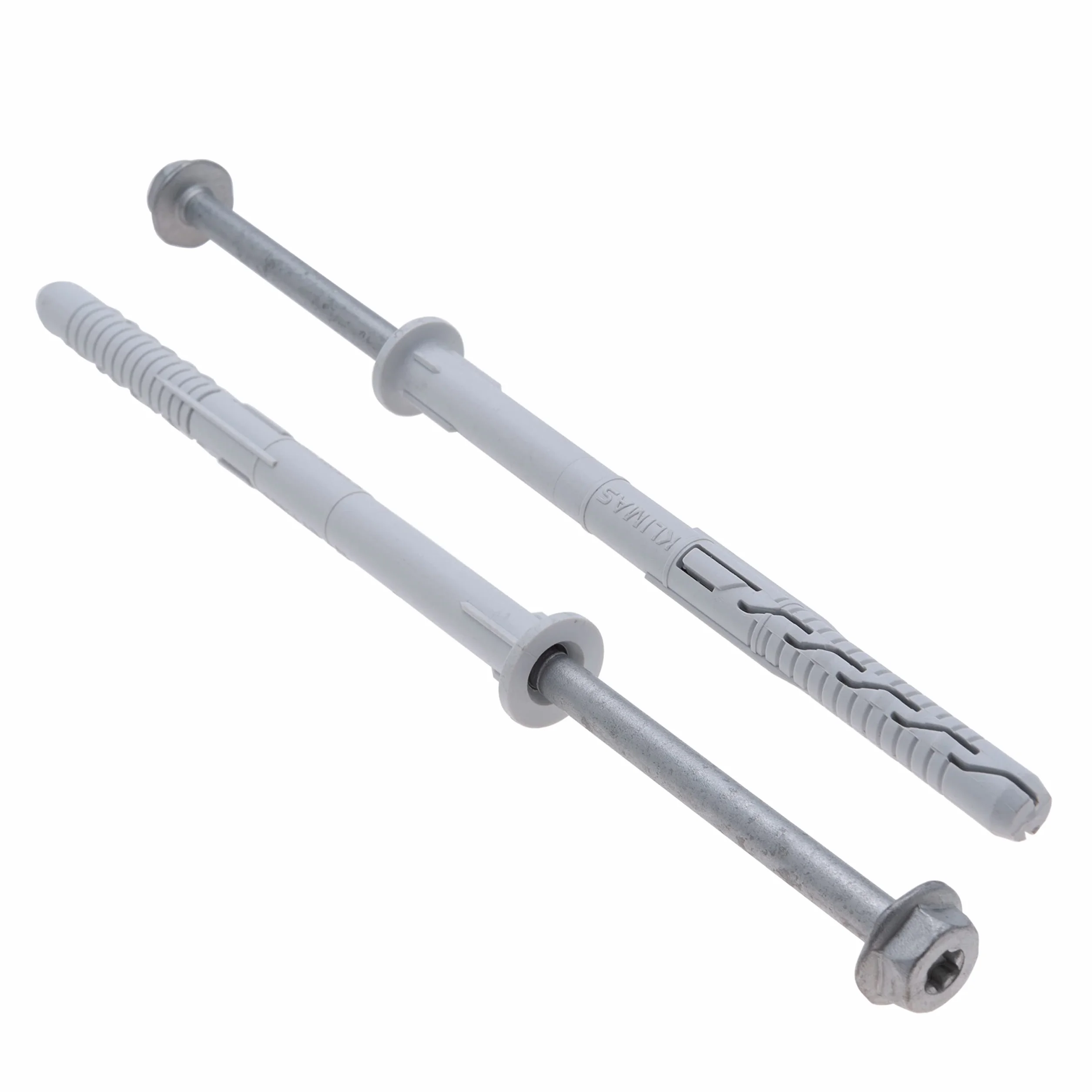 10x160 Hex Torx Tornillos y Tapones Fast-K Heavy Duty por Keple Paquete de 25 Tornillos de Montaje de Pared Tapones de Pared con Acero Inoxidable Tornillos de Anclaje de Pared y Juego de Tapones