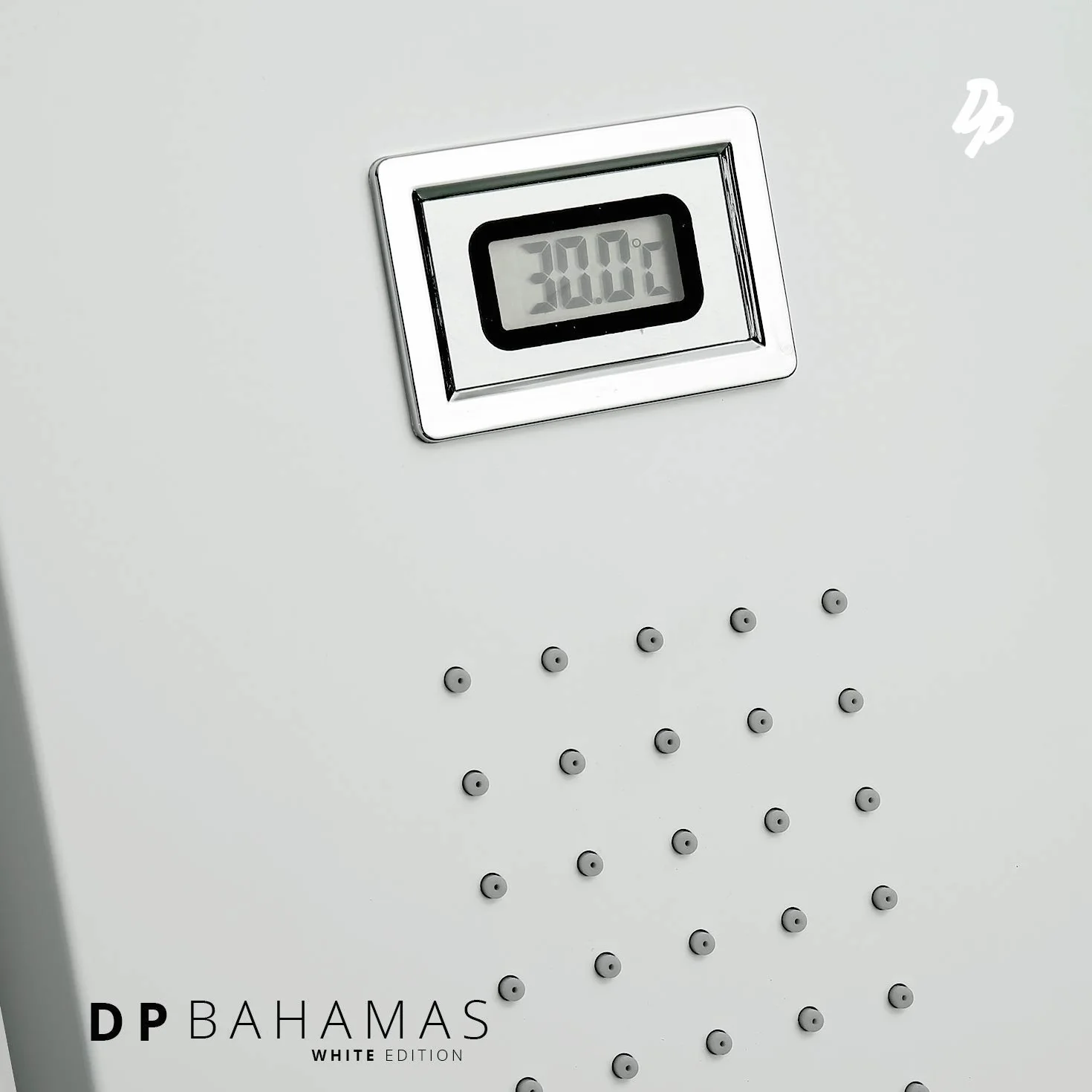 DP Grifería Bahamas - Columna de hidromasaje en aluminio, Blanco