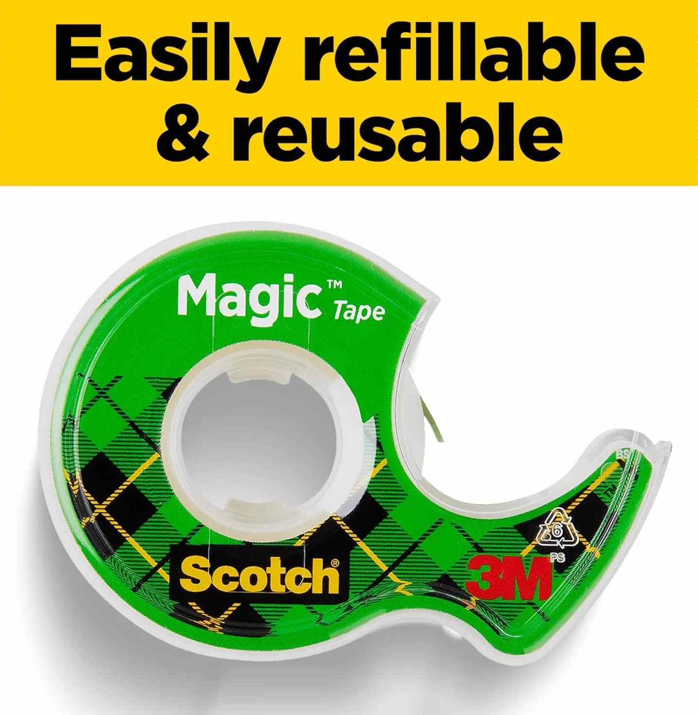Scotch Super-Hold Cinta Adhesiva Transparente 19 mm x 25,4 m