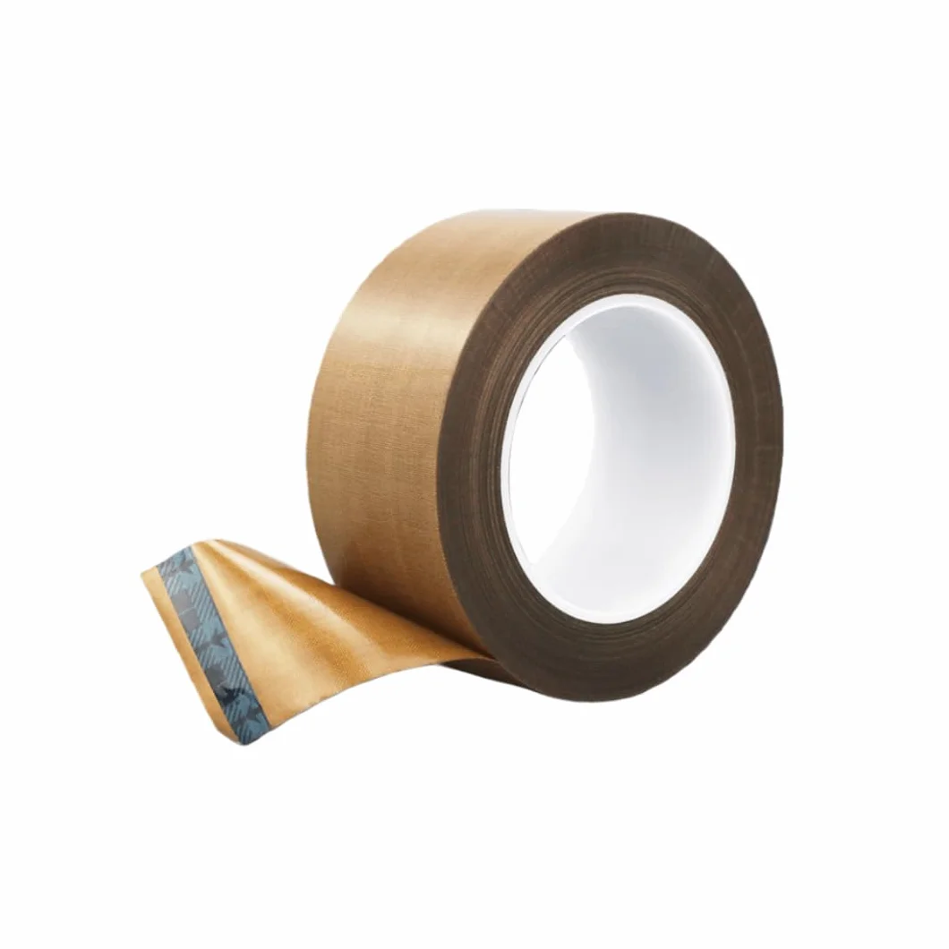 Cinta de teflón marrón resistente a altas temperaturas: tejido aislante de PTFE for máquinas de sellado y aplicaciones eléctricas(15mmx50m)